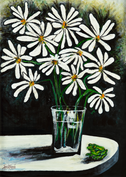 The Daisies and the Frog UNFRAMED (Rectangle)