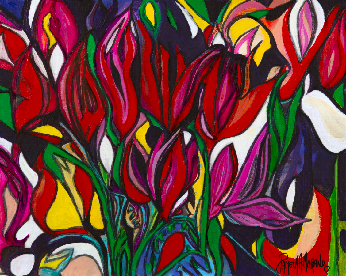 Tantalizing Tulips UNFRAMED (Rectangle)