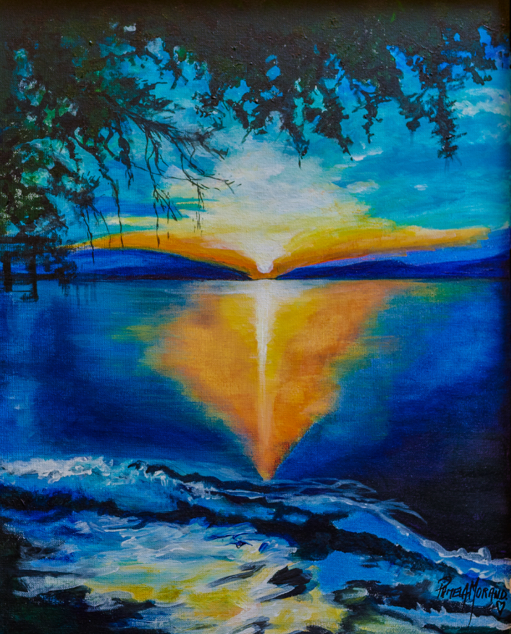 The Magical Vibrant Sunset UNFRAMED (Rectangle)